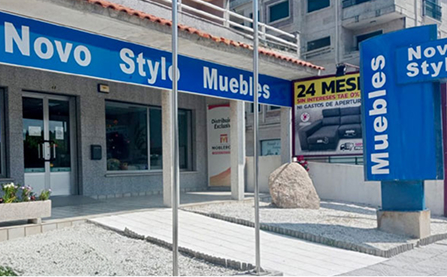 novostylo-sanxenxo Fachada de la tienda de Novo Stylo en Sanxenxo
